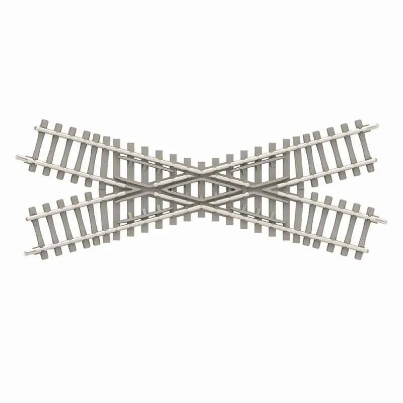 Meilleur Choix Croisement - 30° avec traverses en béton, longueur 104,2 mm - Minitrix 14558 - N 1/160 - 2R